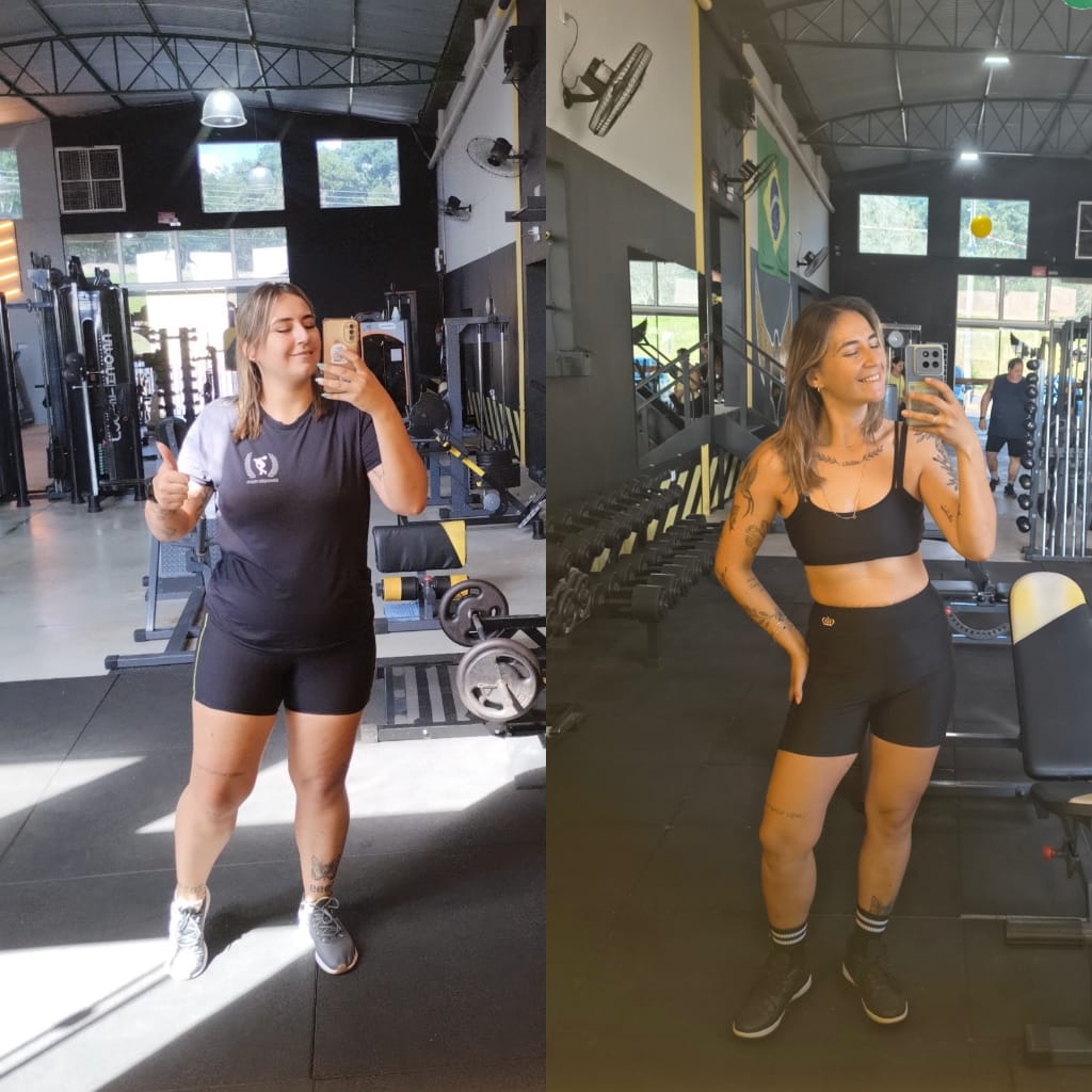 Transformação antes e depois na Academia Imperial
